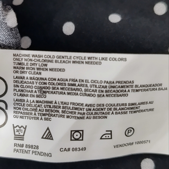 Women's Polka Dots Capris Pants /  Size 16 - Picture 4 of 6